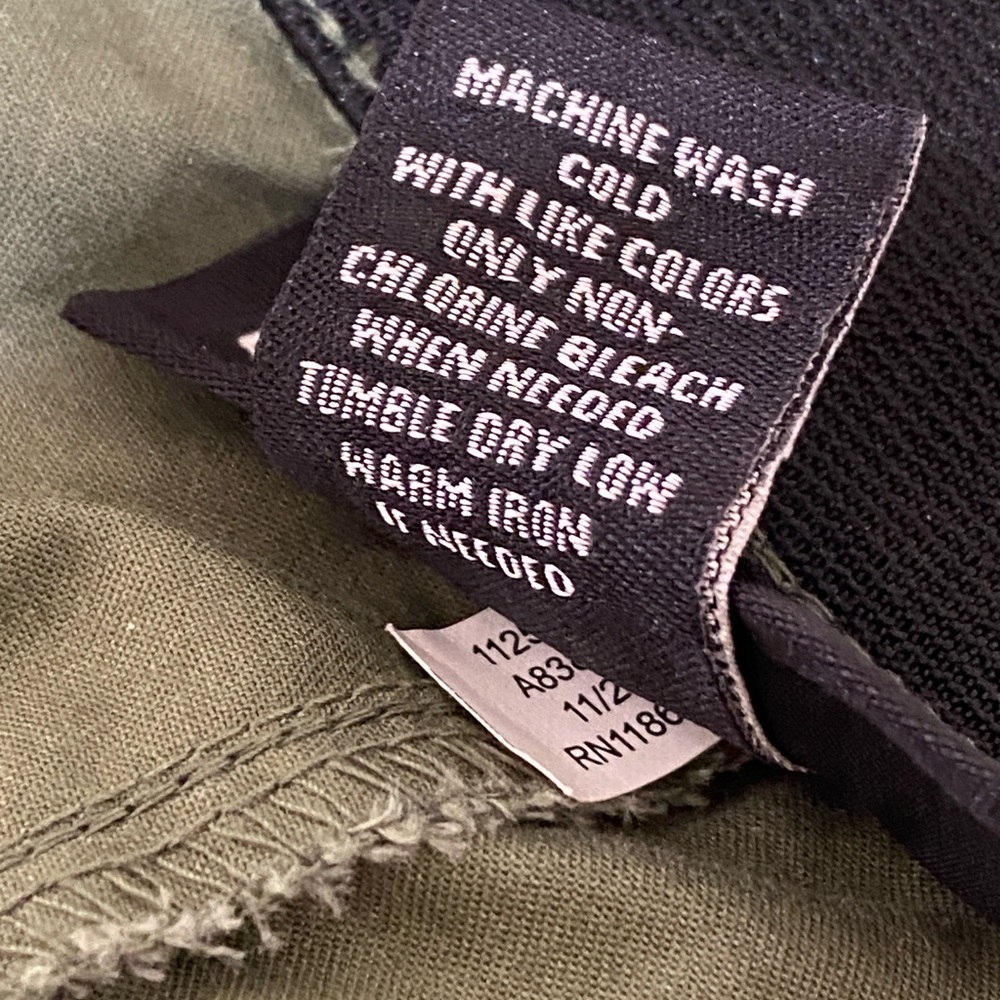 Lane Bryant Olive Green Mid-Rise Cargo Crops - Picture 6 of 8